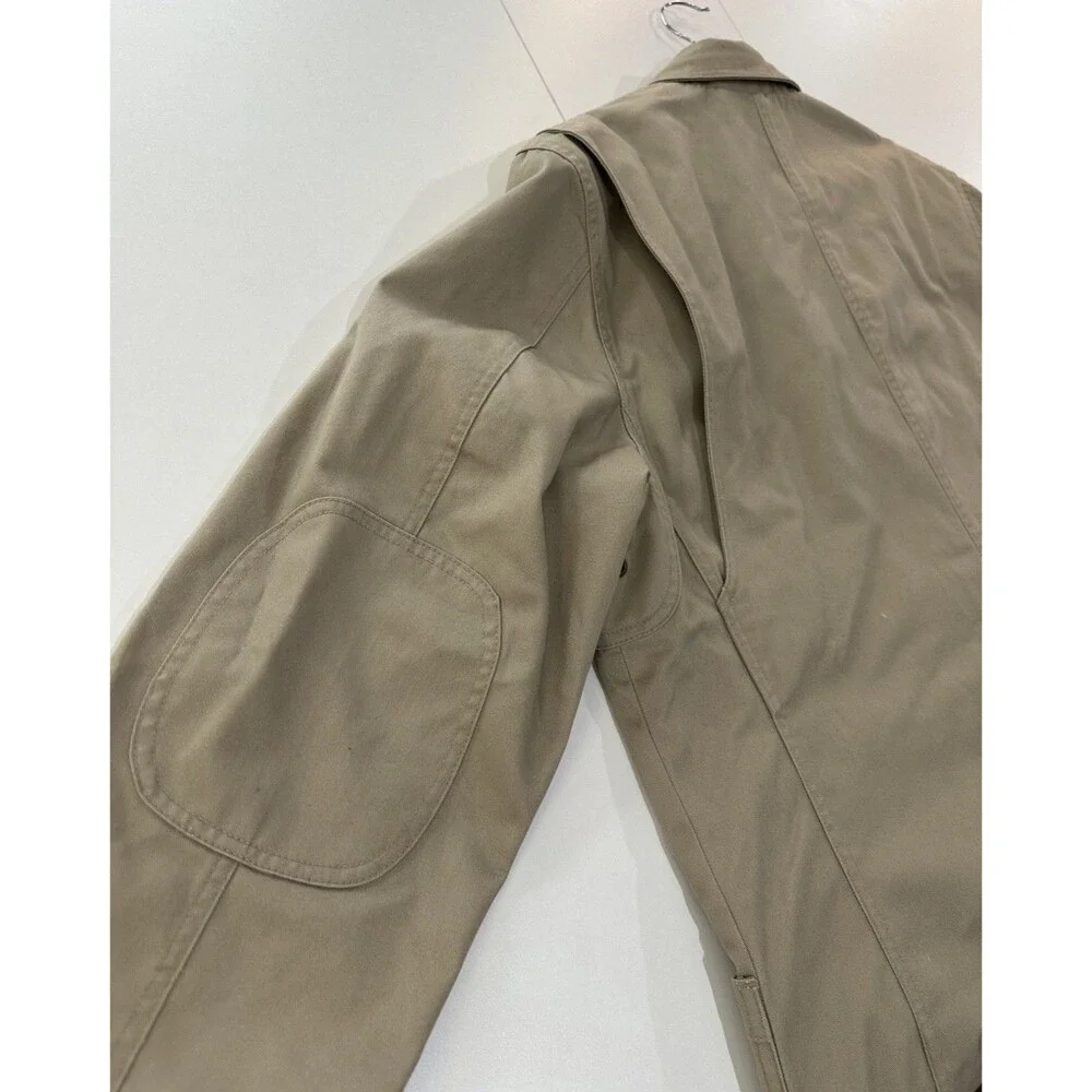 Duluth Trading Jacket XL Tall Khaki Twill Fire Hose Presentation Sport Coat Work